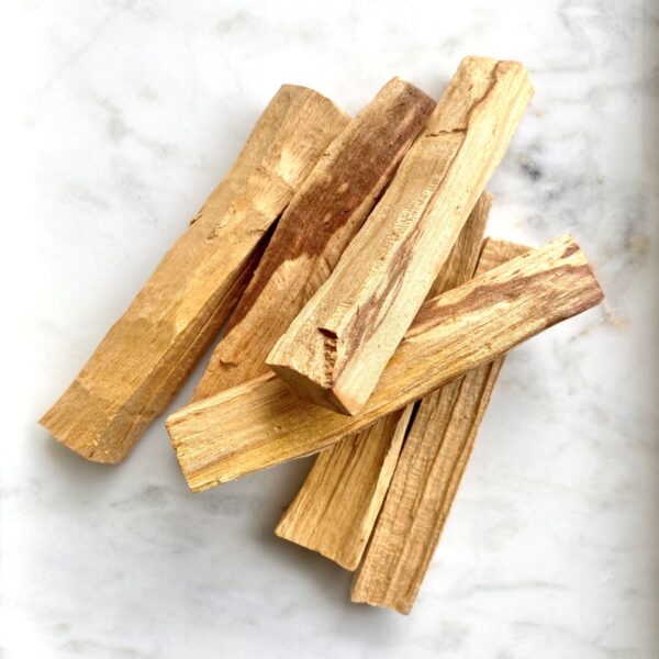 a pile of Palo Santo wood sticks